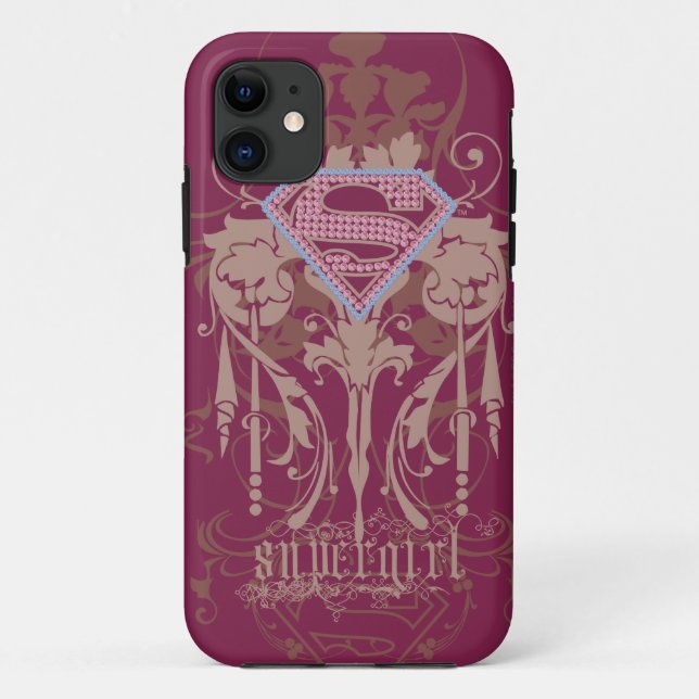 Supergirl Jewel Logo Case-Mate iPhone Hülle (Rückseite)