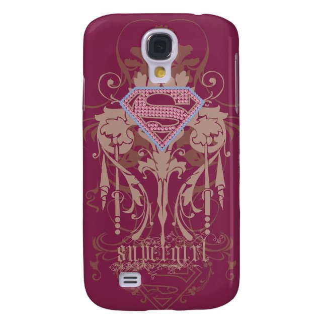 Supergirl Jewel Logo Case-Mate Samsung Galaxy Hülle (Rückseite)