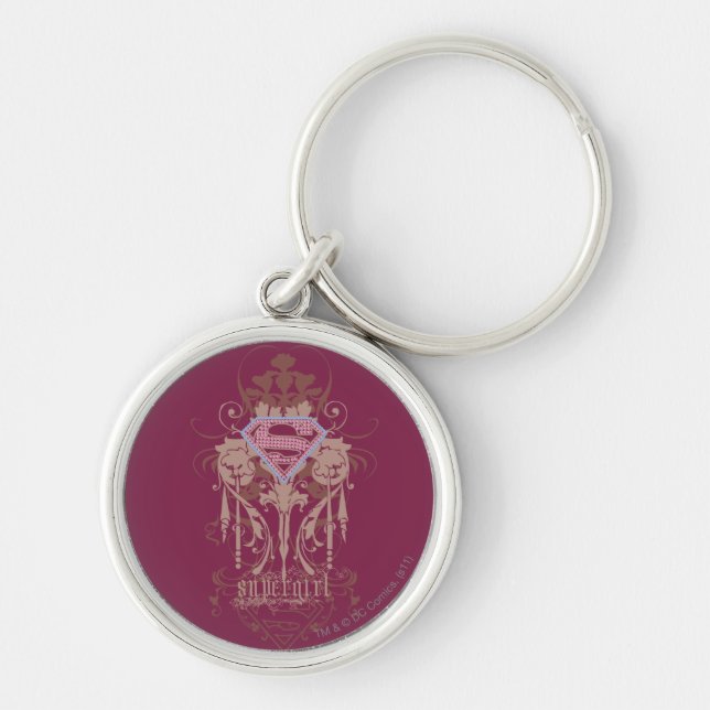 Supergirl Jewel Logo Schlüsselanhänger (Vorne)