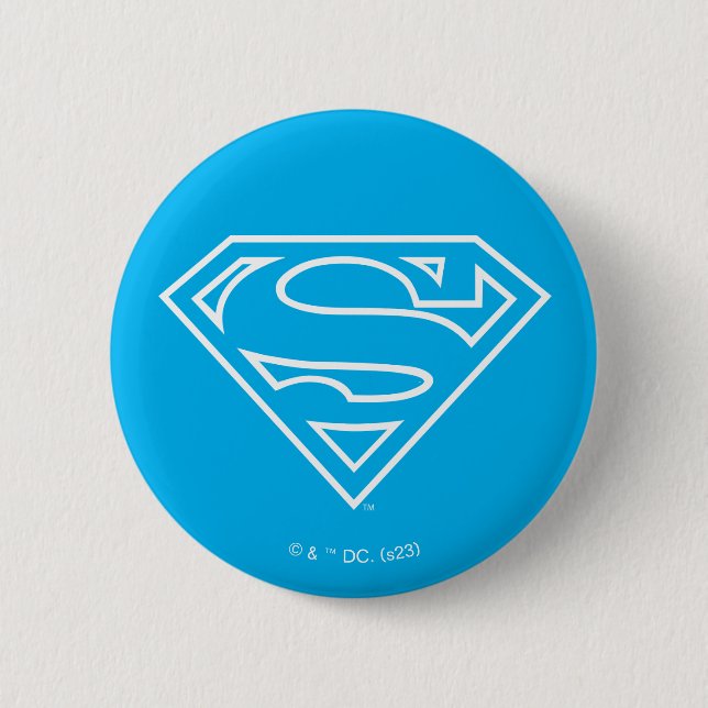 Supergirl Kontur S-Shield Button (Vorderseite)