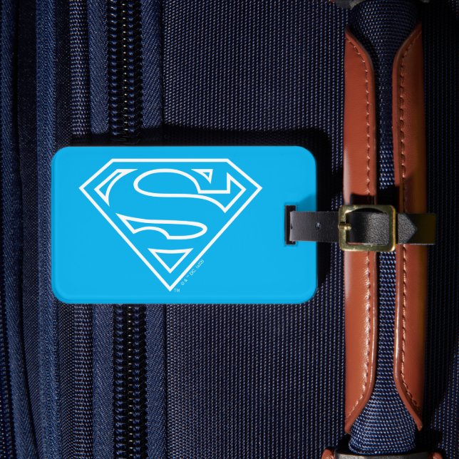 Supergirl Kontur S-Shield Gepäckanhänger (Vorderseite Insitu 4)