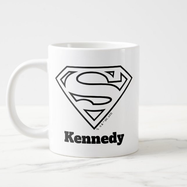 Supergirl Kontur S-Shield Jumbo-Tasse (Links)