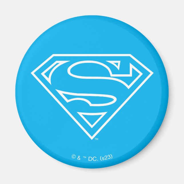 Supergirl Kontur S-Shield Magnet (Vorne)
