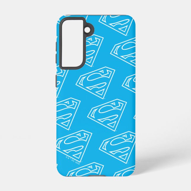 Supergirl Kontur S-Shield Samsung Galaxy Hülle (Rückseite)