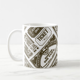 Supergirl lassen ein Muster Brown zu Kaffeetasse