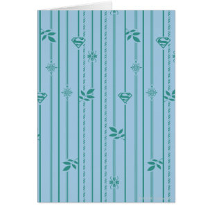 Supergirl Leaf Motif bleu