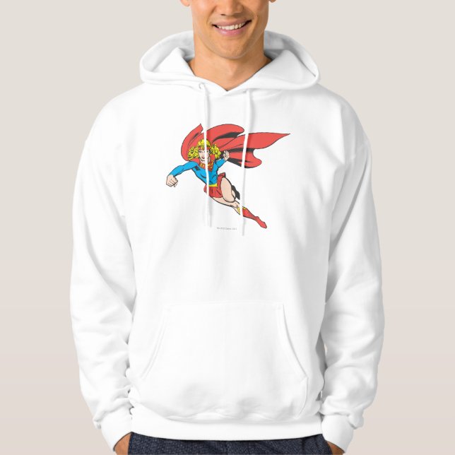 Supergirl-Leaps Hoodie (Vorderseite)