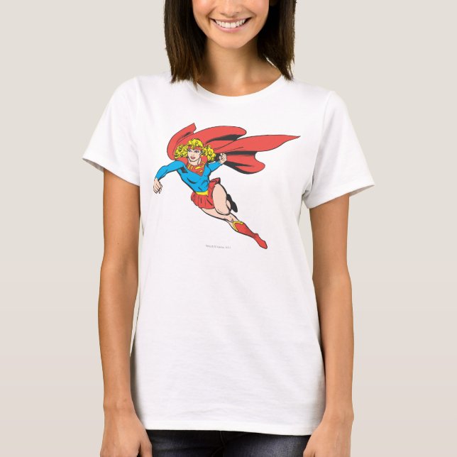 Supergirl-Leaps T-Shirt (Vorderseite)