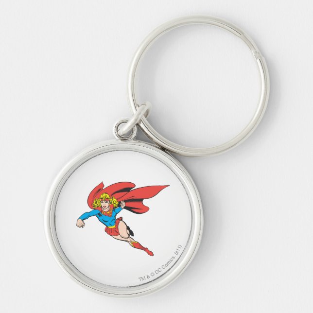 Supergirl Leaps und Punches Schlüsselanhänger (Vorne)