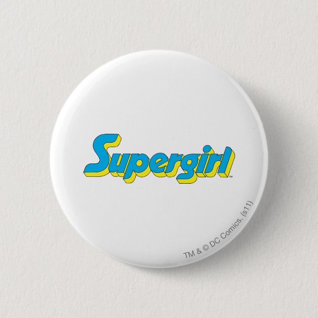 Supergirl-Logo Button (Vorderseite)