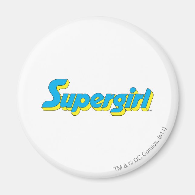 Supergirl-Logo Magnet (Vorne)