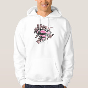 Supergirl-Logo mit Rose Hoodie