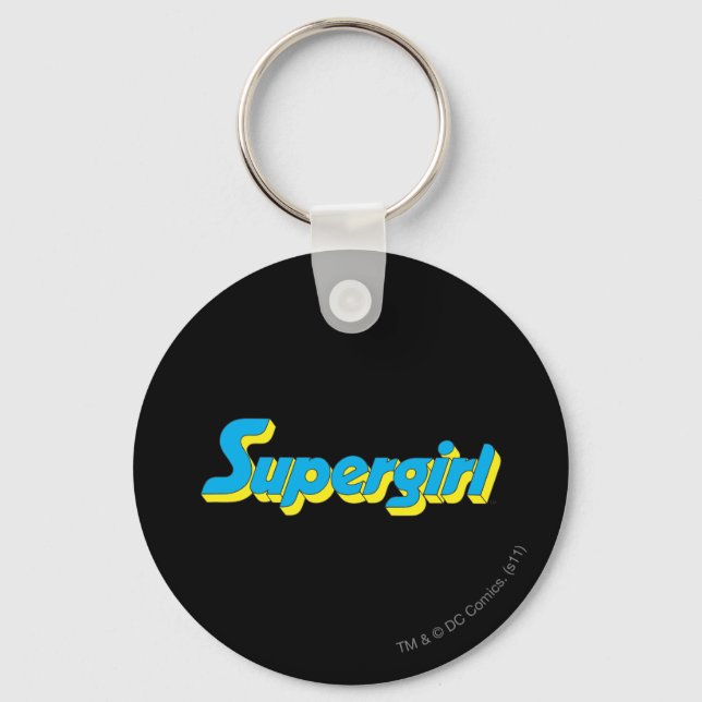 Supergirl-Logo Schlüsselanhänger (Vorderseite)