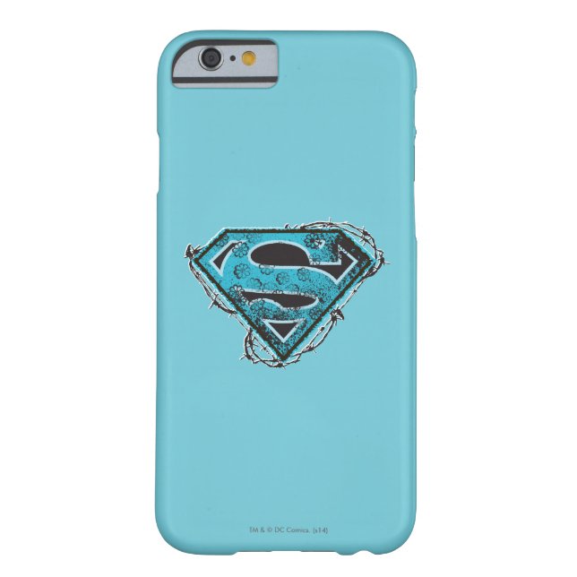 Supergirl-Logo-Stacheldraht und Blume Case-Mate iPhone Hülle (Rückseite)