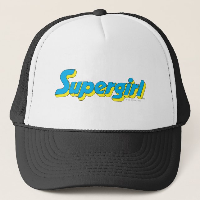 Supergirl-Logo Truckerkappe (Vorderseite)