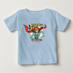 Supergirl macht alles besser als du baby t-shirt