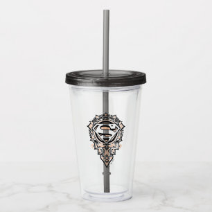 Supergirl Mandala Graphic Acryltrinkbecher