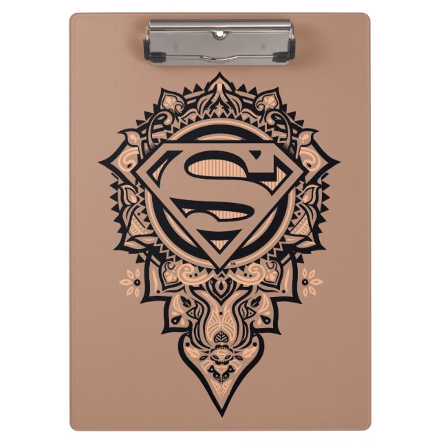 Supergirl Mandala Graphic Klemmbrett (Vorderseite)