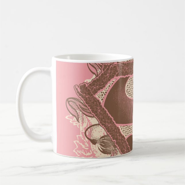 Supergirl Metropolis Ballett rosa Kaffeetasse (Links)