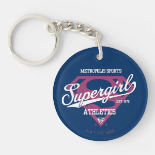 Supergirl Metropolis Sportathletik Grafik Schlüsselanhänger