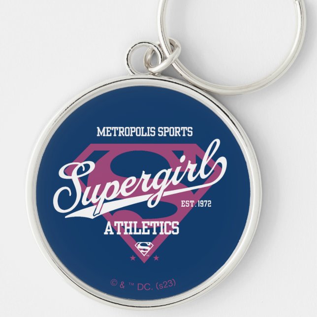 Supergirl Metropolis Sportathletik Grafik Schlüsselanhänger (Vorne)
