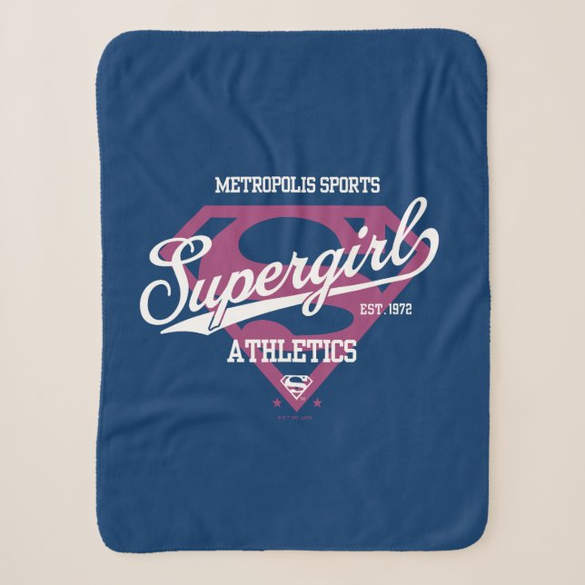 Supergirl Metropolis Sportathletik Grafik Sherpadecke (Vorderseite)
