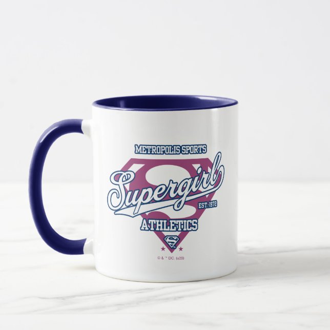 Supergirl Metropolis Sportathletik Grafik Tasse (Links)