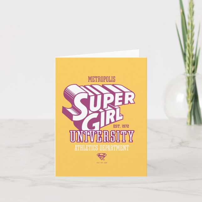 Supergirl Metropolis University Athletics Départem (Devant)