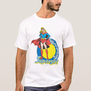 Supergirl mit Logo T-Shirt