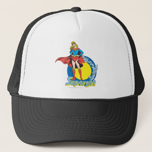 Supergirl mit Logo Truckerkappe (Vorderseite)