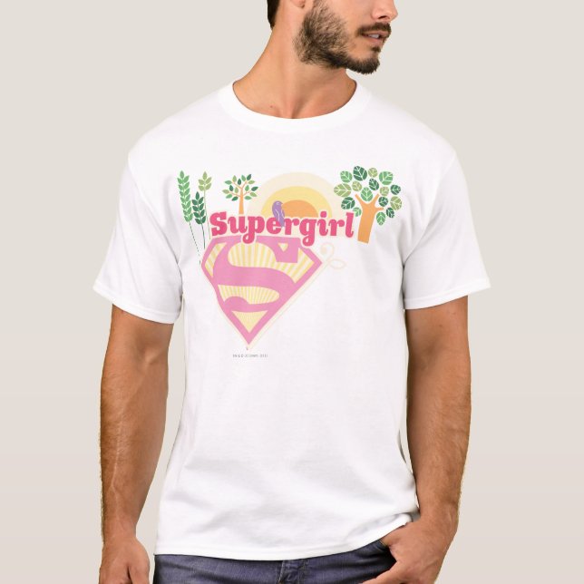 Supergirl Nature Logo T-Shirt (Vorderseite)