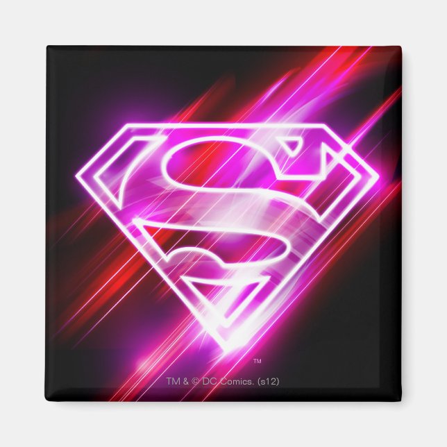 Supergirl Pink Magnet (Vorne)