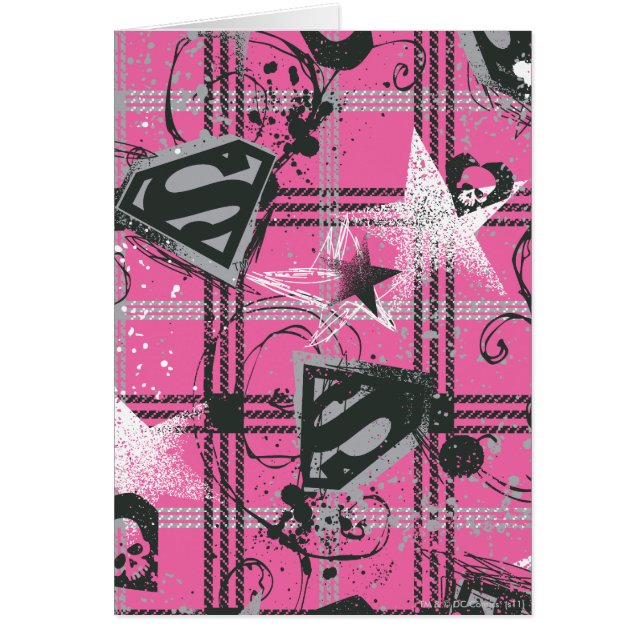 Supergirl Pink SplatCarré (Devant)