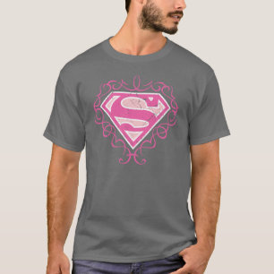 Supergirl Pink Stripes T-Shirt