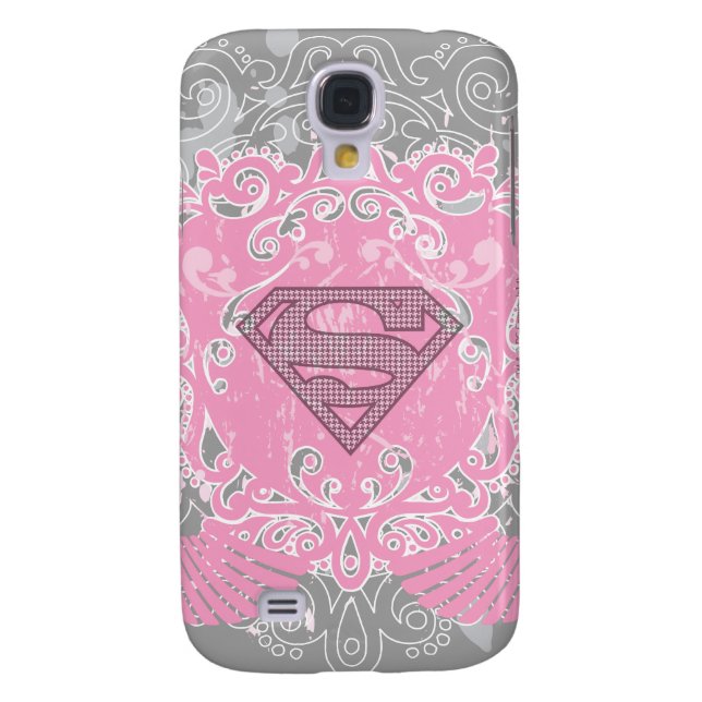 Supergirl Pink Winged Design Case-Mate Samsung Galaxy Hülle (Rückseite)