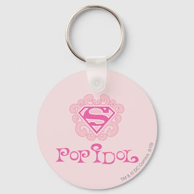 Supergirl Pop Idol Schlüsselanhänger (Vorderseite)