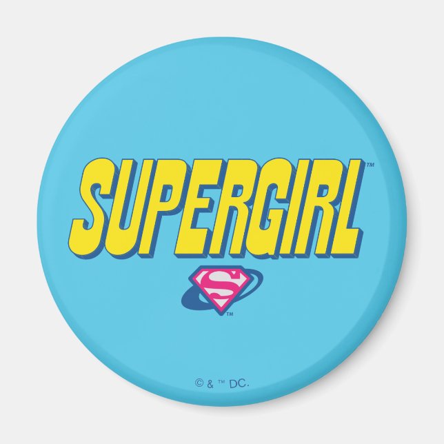 Supergirl Pop-Logo Magnet (Vorne)