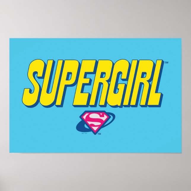 Supergirl Pop Logo Poster (Vorne)