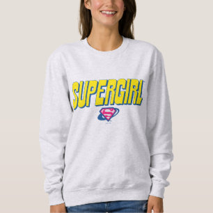 Supergirl Pop-Logo Sweatshirt