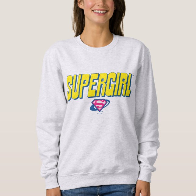 Supergirl Pop-Logo Sweatshirt (Vorderseite)
