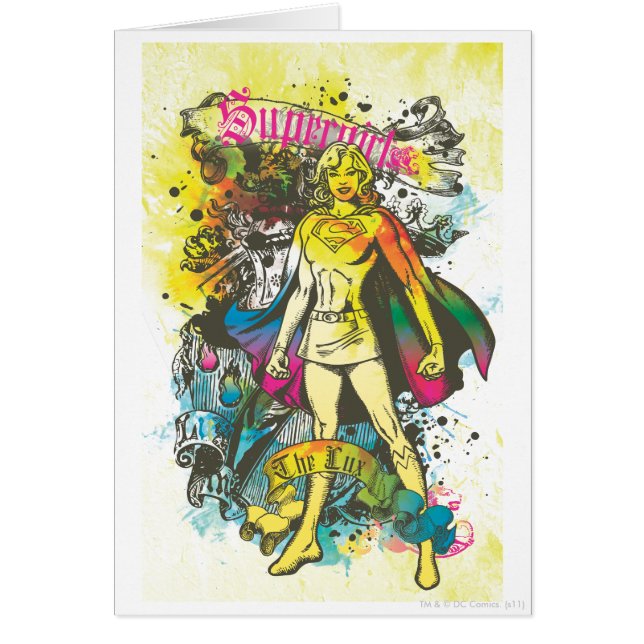 Supergirl-Pose (Vorne)