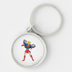 Supergirl-Pose 10 Schlüsselanhänger