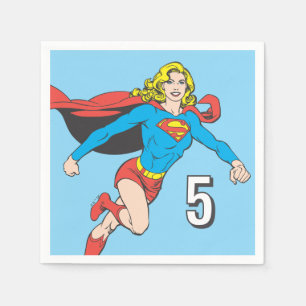 Supergirl Pose 1 Serviette