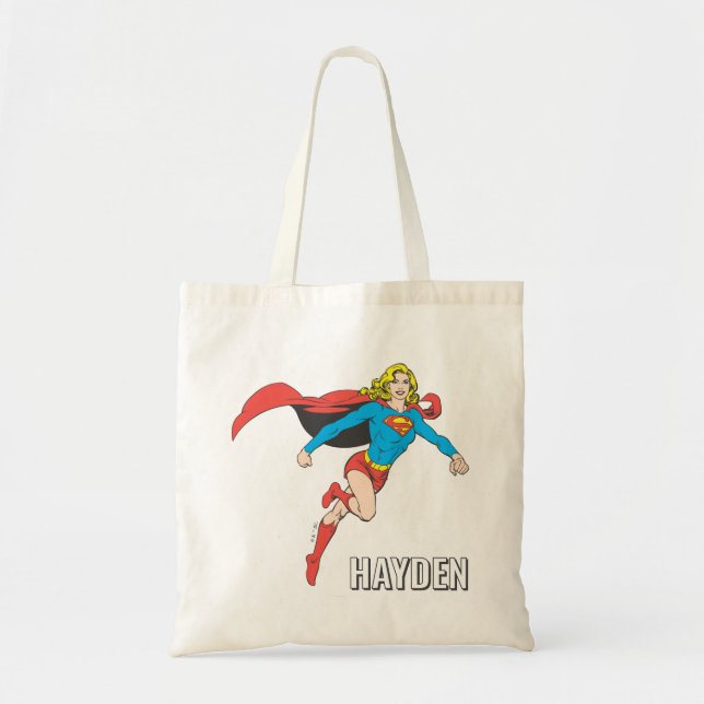 Supergirl Pose 1 Tragetasche (Vorne)