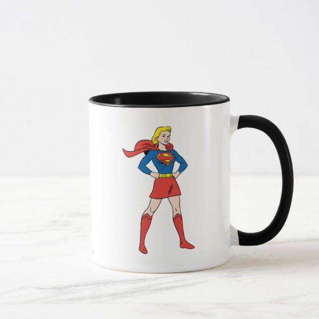 Supergirl-Pose 7 Tasse (Rechts)