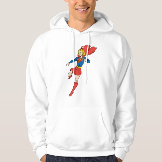 Supergirl-Pose 8 Hoodie (Vorderseite)