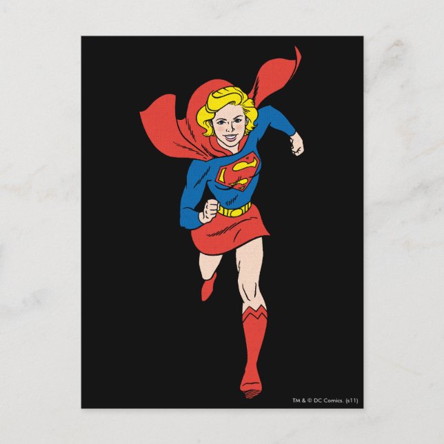 Supergirl-Pose 8 Postkarte (Vorderseite)