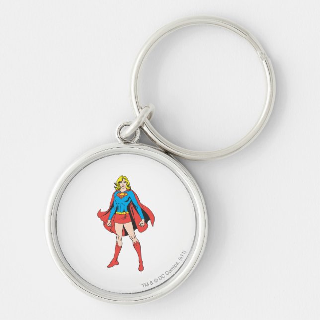 Supergirl-Posen Schlüsselanhänger (Vorne)
