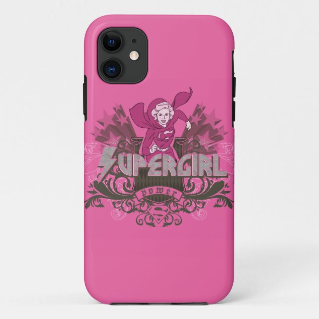 Supergirl-Power 2 Case-Mate iPhone Hülle (Rückseite)