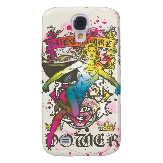 Supergirl-Power Case-Mate Samsung Galaxy Hülle (Rückseite)